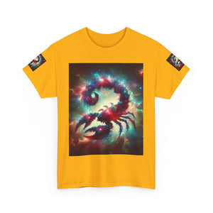 Cosmic Scorpion Tee | Unisex Heavy Cotton Tee | Astrowar Graphic Tees | Space Lover Apparel | Unique Astrology Shirt | Gift for Star [...]
