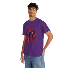 Load image into Gallery viewer, Bold Graphic Aries T-Shirt, Unisex Tee for Astrology Lovers, Unique Gift for Birthdays, Casual Wear, Statement Piece
