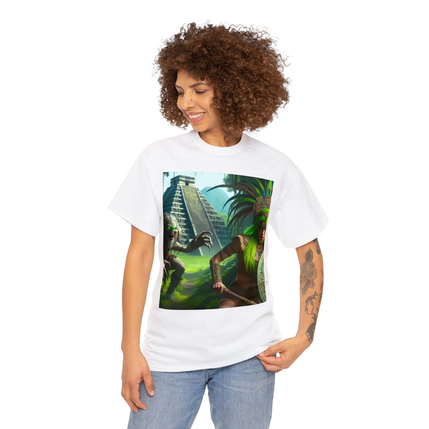 Taurus Aztec (F2) Unisex Heavy Cotton Tee