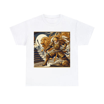 Samurai Leo (1) Unisex Heavy Cotton Tee