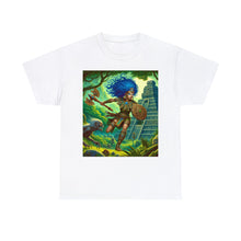 Load image into Gallery viewer, Aquarius Aztec (F2) Unisex Heavy Cotton Tee
