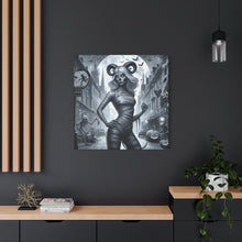 Load image into Gallery viewer, Canvas Print - Halloween Capricorn Astrology Mummy
