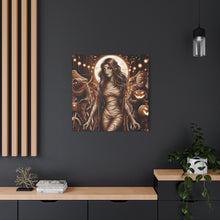 Load image into Gallery viewer, Canvas Wall Art: Halloween Virgo Astrology Mummy
