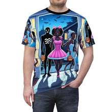 Load image into Gallery viewer, Libra Halloween (2) Unisex Cut &amp; Sew Tee (AOP)
