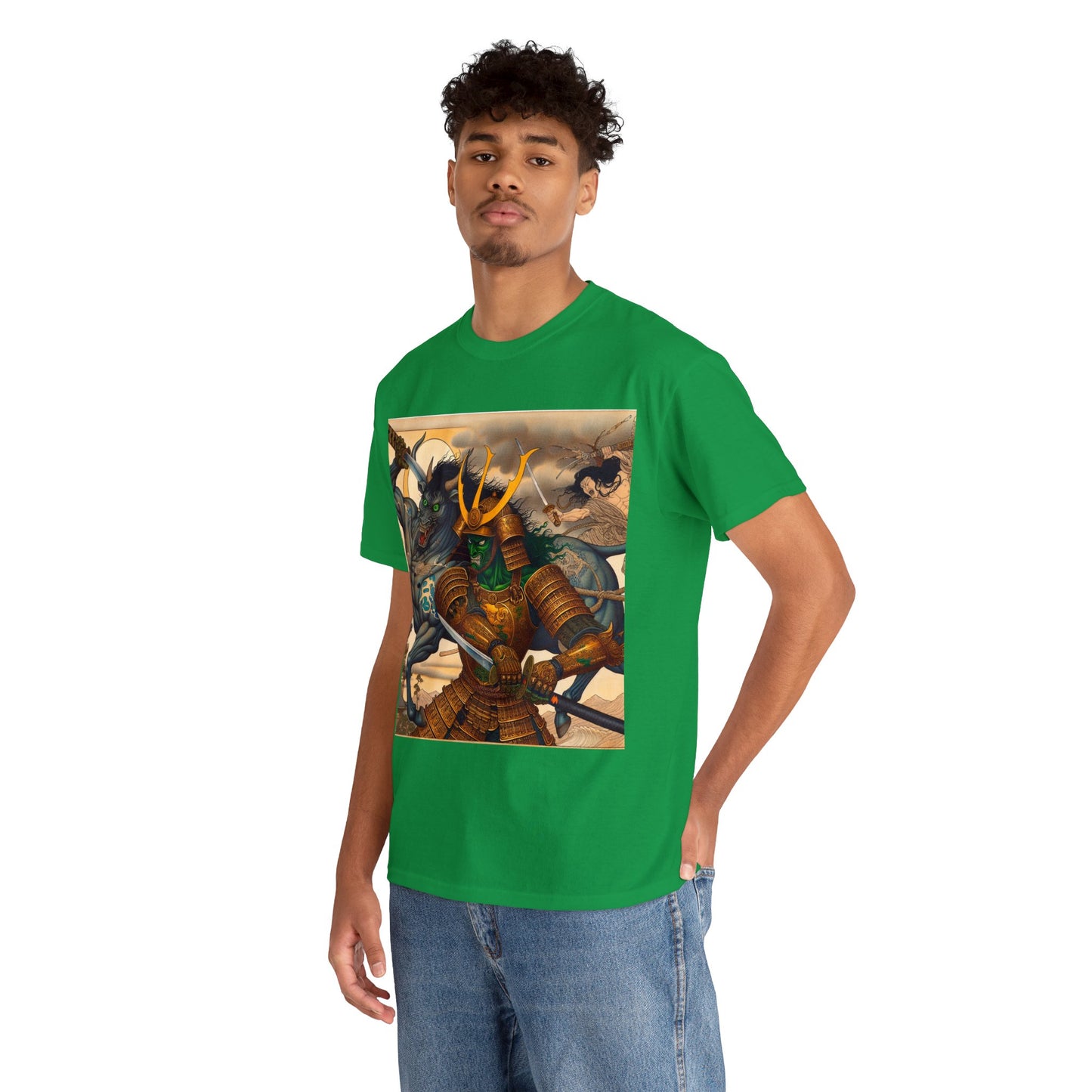 Samurai Taurus (3) Unisex Heavy Cotton Tee