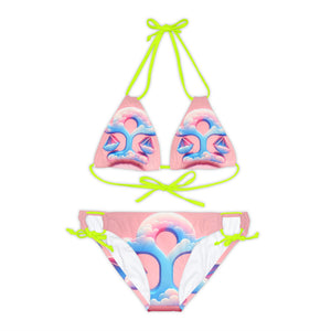 Libra (1) Strappy Bikini Set (AOP)