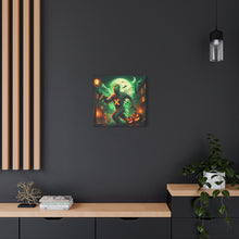 Load image into Gallery viewer, Spooky Halloween Wall Art Canvas, Mummy Decor for Fall, Halloween Party Decoration, Frightening Home Decor, Unique Gift Idea

