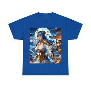 Samurai Aquarius (F4) Unisex Heavy Cotton Tee