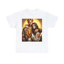 Load image into Gallery viewer, Unisex Leo Couple (4) Heavy Cotton Tee
