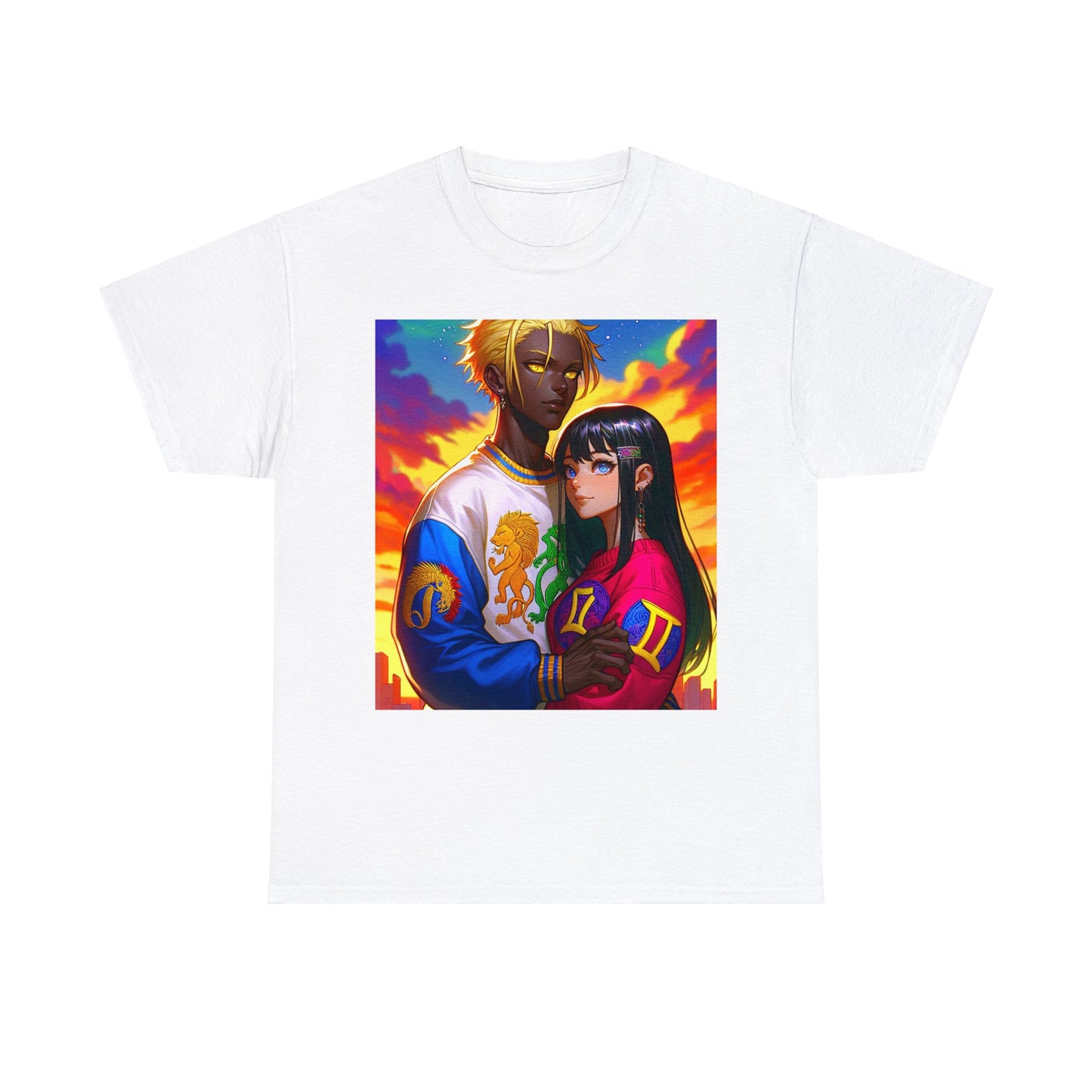 Unisex Gemini Couple (2) Heavy Cotton Tee