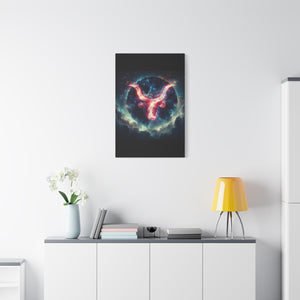 Astrological Taurus Canvas Print | Zodiac Wall Art, Home Decor, Gift for Astrology Lovers, Cosmic Decor, Unique Taurus Art