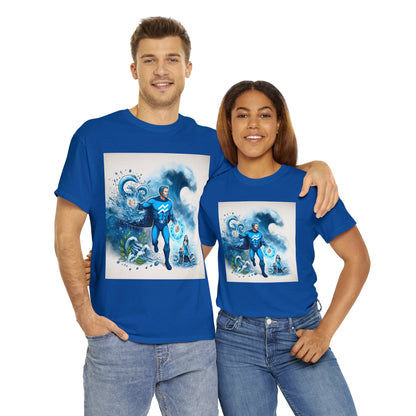 Aquarius Father's Day (1) Unisex Heavy Cotton Tee