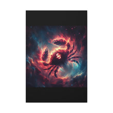 Load image into Gallery viewer, Cosmic Crab Canvas Wall Art, Home Decor for Astrology Lovers, Celestial Crab Decor, Zodiacs, Unique Gift for Birthdays, Wall Hangings, [...]
