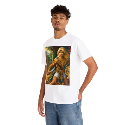 Leo Aztec (13) Unisex Heavy Cotton Tee