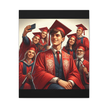 Load image into Gallery viewer, Personalized Graduation Canvas Print, Customizable College Art, Wall Decor for Graduates, Celebration Gift, Graduation Party Decor
