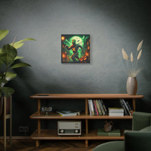 Load image into Gallery viewer, Spooky Halloween Wall Art Canvas, Mummy Decor for Fall, Halloween Party Decoration, Frightening Home Decor, Unique Gift Idea
