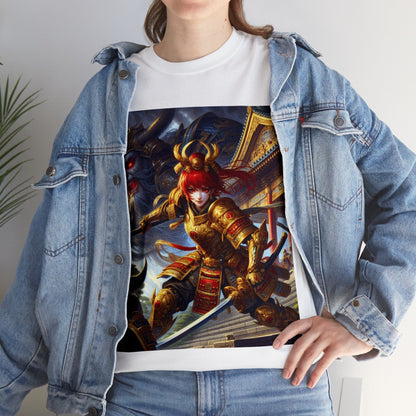 Samurai Aries (F3) Unisex Heavy Cotton Tee