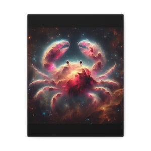 Cosmic Crab Canvas Art Print, Wall Decor, Unique Gift, Space Lover, Astrology, Home Decor, Modern Art