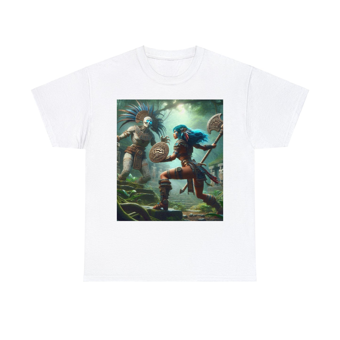 Aquarius Aztec (F1) Unisex Heavy Cotton Tee