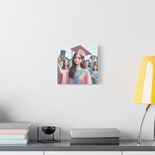 Load image into Gallery viewer, Graduation Canvas Print, Inspirational Wall Art, Personalized Gift, College Decor, Graduation Celebration
