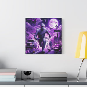 Canvas Wall Art - Halloween Sagittarius Mummy Astrology