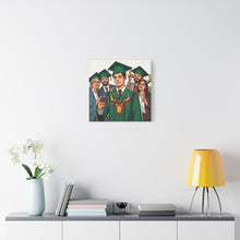 Load image into Gallery viewer, Graduation Canvas Art, Custom Grad Gift, Wall Decor, Graduation Celebration, Personalized Graduation Print
