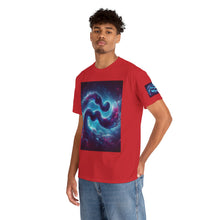 Load image into Gallery viewer, Aquarius Galaxy Themed Unisex Heavy Cotton Tee, Cosmic T-Shirt, Sci-Fi Apparel, Unique Space Graphic Tee, Gifts for Star Wars Lovers, Trendy [...]
