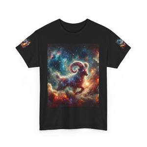 Aries Celestial Astrology Tee - Unisex Short Sleeve Shirt, Cosmic T-Shirt, Horoscope Apparel, Astrology Gift, Zodiac Wear