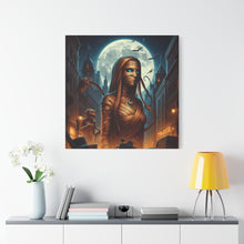 Load image into Gallery viewer, Canvas Print - Halloween Virgo Astrology Mummy
