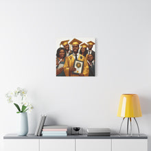 Load image into Gallery viewer, Graduation Celebration Canvas Art, Custom Wall Decor for Graduates, Gift for Newly Graduated, Inspirational Graduate Wall Art, [...]
