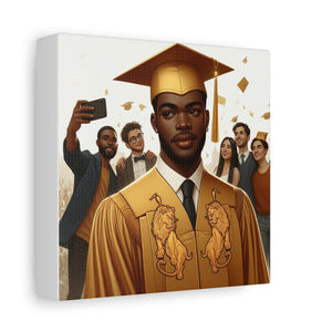 Graduation Canvas Art, Graduate Gift, Class of 2023 Decor, Achievement Wall Art, Inspirational Home Decor, College Graduation