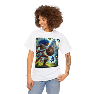 Aquarius Aztec (3) Unisex Heavy Cotton Tee