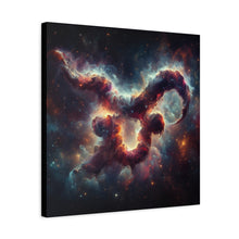 Load image into Gallery viewer, Celestial Taurus Canvas Print, Astrological Wall Art, Zodiac Decor, Horoscope Gift, Unique Home Decoration
