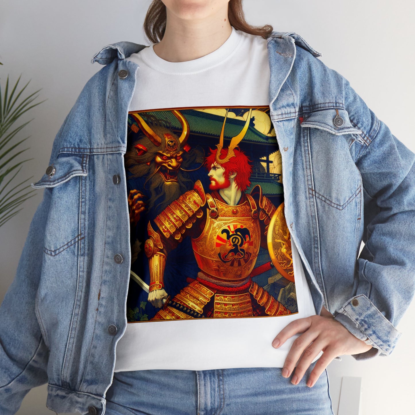 Samurai Aries (4) Unisex Heavy Cotton Tee