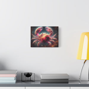 Cosmic Crab Canvas Art Print, Wall Decor, Unique Gift, Space Lover, Astrology, Home Decor, Modern Art