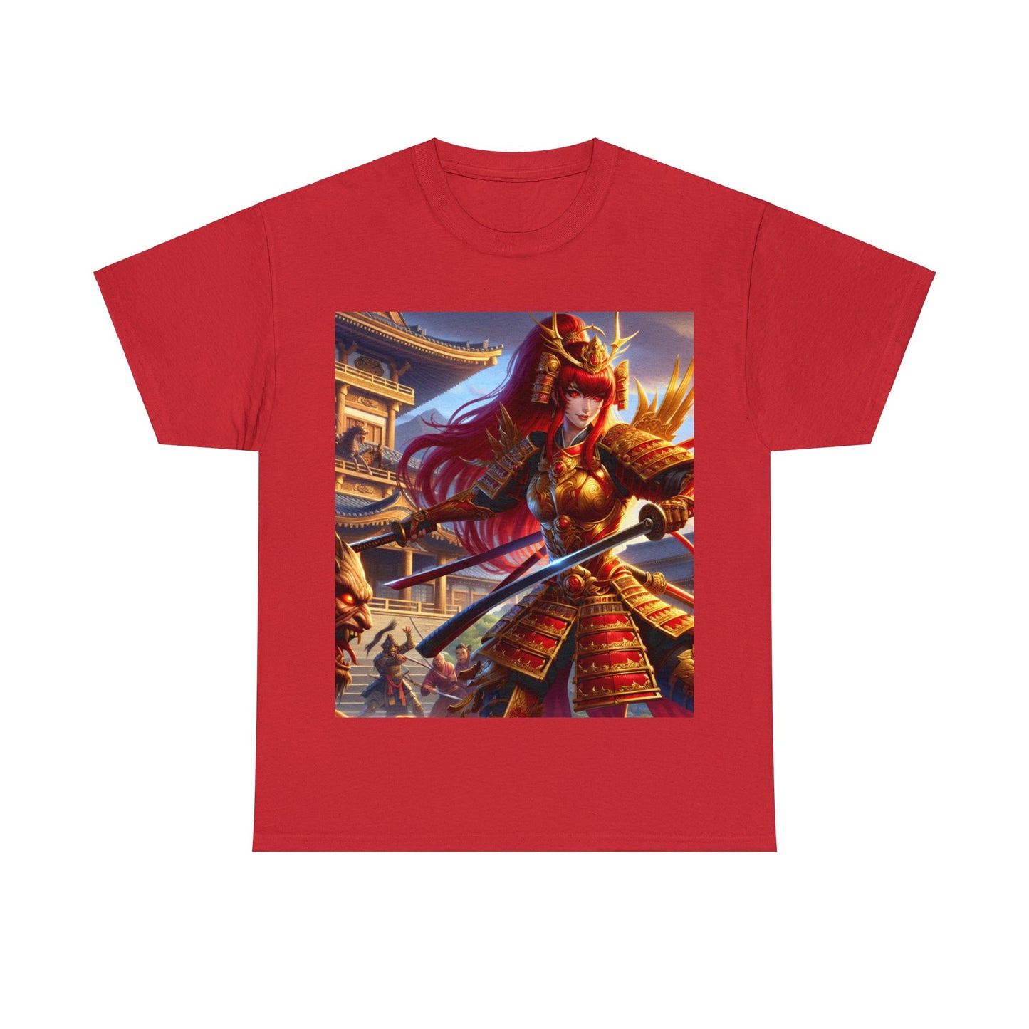 Samurai Aries (F2) Unisex Heavy Cotton Tee