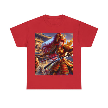 Samurai Aries (F2) Unisex Heavy Cotton Tee