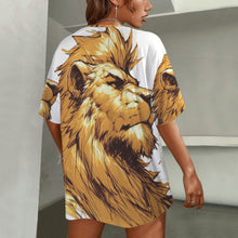 Load image into Gallery viewer, Leo Round Neck Loose T-Shirt (Rough Sketch)
