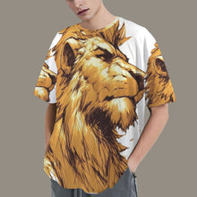 Load image into Gallery viewer, Leo Round Neck Loose T-Shirt (Rough Sketch)
