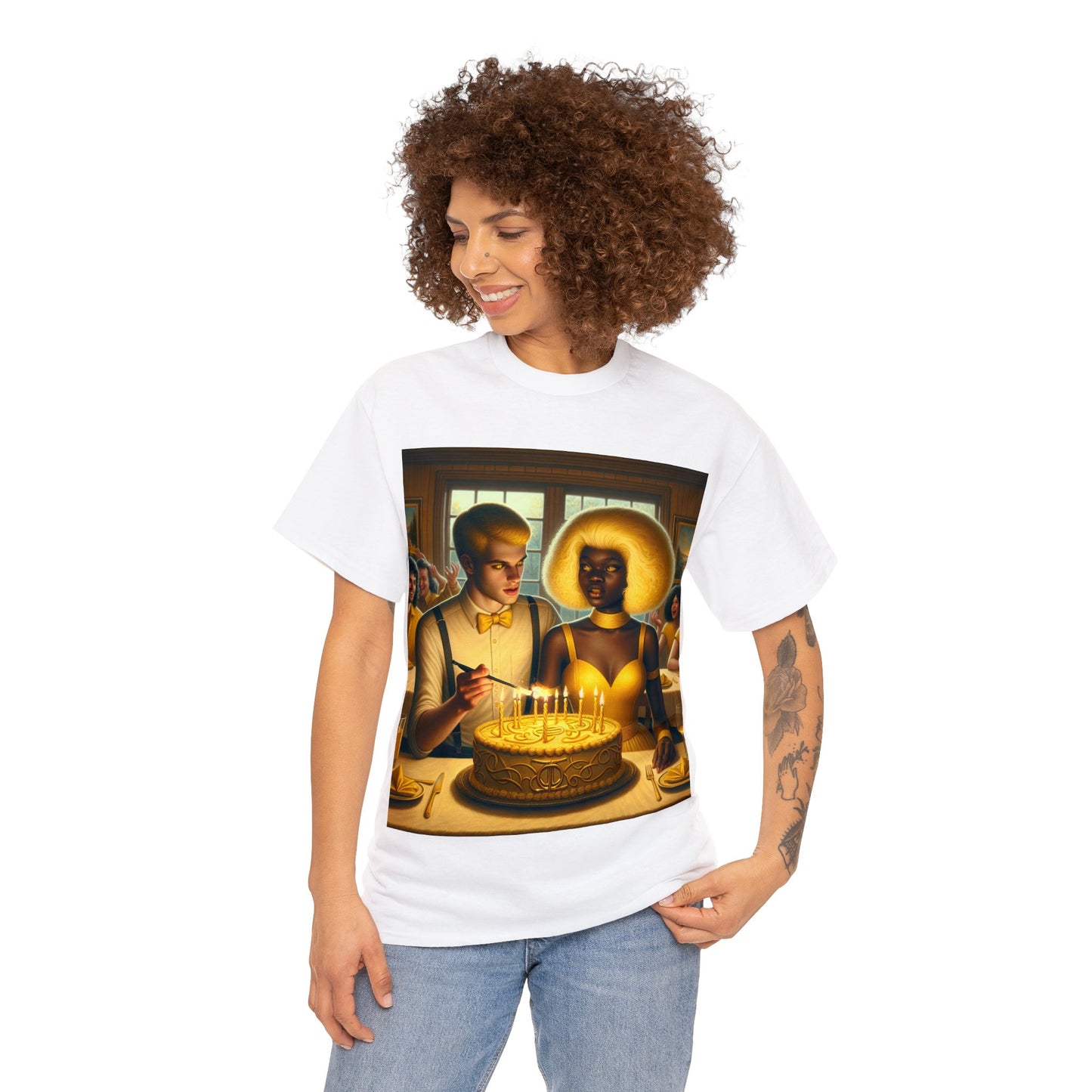 Gemini Birthday (1) Unisex Heavy Cotton Tee