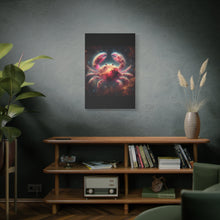 Load image into Gallery viewer, Cosmic Crab Canvas Art Print, Wall Decor, Unique Gift, Space Lover, Astrology, Home Decor, Modern Art
