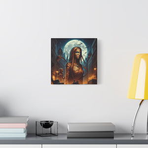 Canvas Print - Halloween Virgo Astrology Mummy