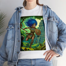 Load image into Gallery viewer, Aquarius Aztec (F2) Unisex Heavy Cotton Tee
