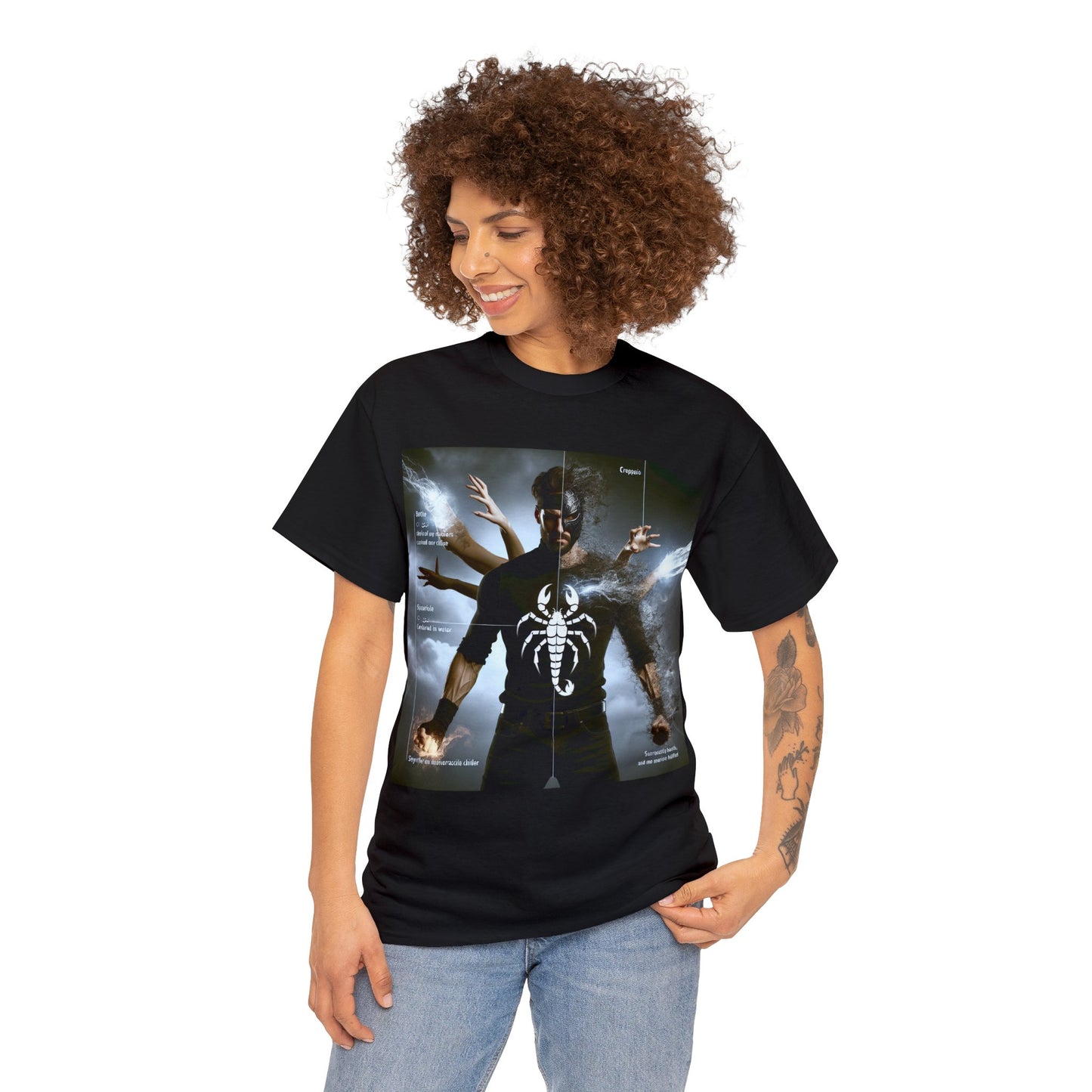 Scorpio Father's Day (8) Unisex Heavy Cotton Tee