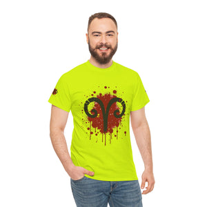 Aries Inspired Unisex Heavy Cotton Tee | Astrology Shirt, Zodiac Apparel, Gift for Astrology Lovers, Rambunctious Spirit T-Shirt, [...]