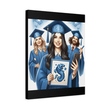 Load image into Gallery viewer, Graduation Canvas Print, Custom Artwork for Grads, Wall Art, Graduation Gift, Decor for Students, Personalized Keepsake
