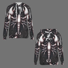 Load image into Gallery viewer, Design 255681469 Scorpio Women&#39;s Drawstring Pocket Hoodie
