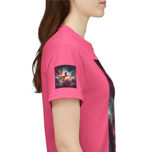 Sagittarius Galactic Unicorn Tee - Unisex Cotton T-Shirt for Cosmic Lovers, Fantasy Fans, Trendy Apparel, Astral War Merch, Gift for All Occasions