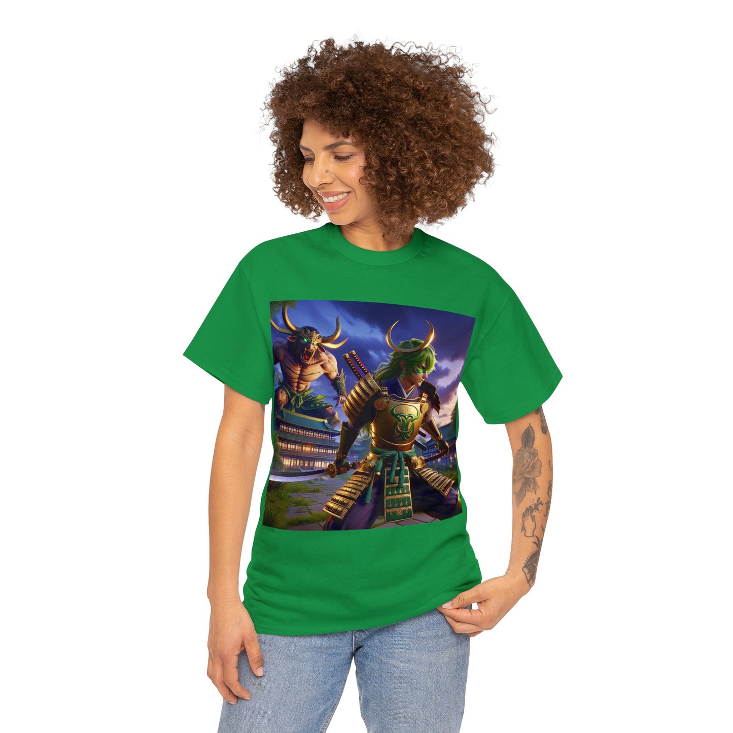 Samurai Taurus (2) Unisex Heavy Cotton Tee