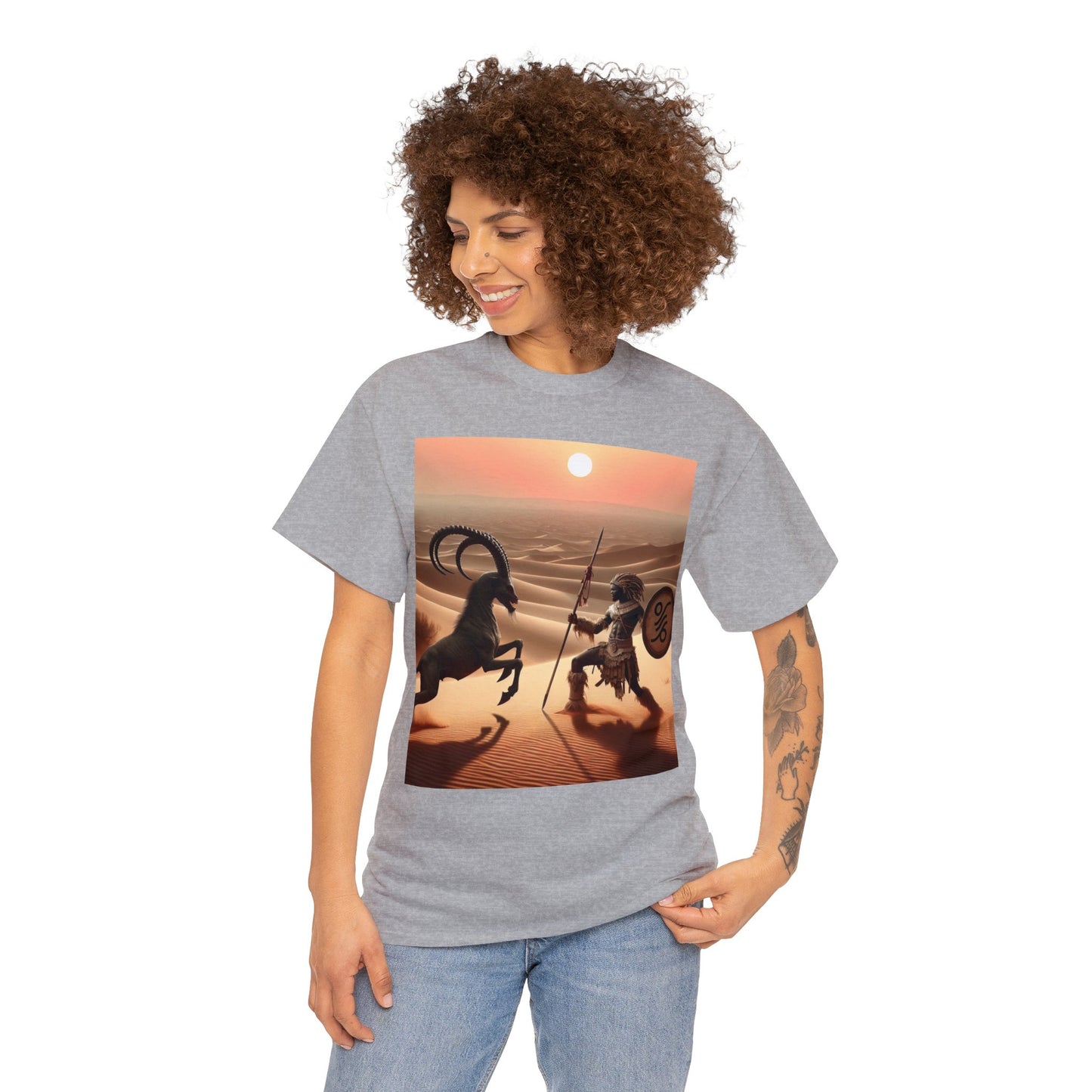 Capricorn Zulu (3) Unisex Heavy Cotton Tee